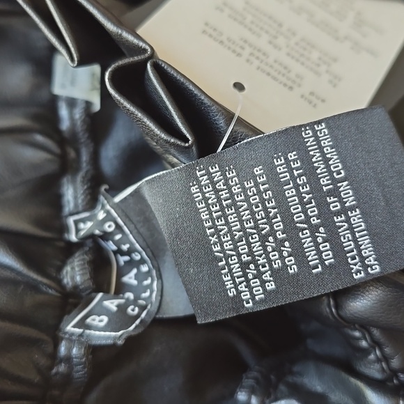 Bagatelle Vegan Black Paperbag Waist Pants - Picture 8 of 16